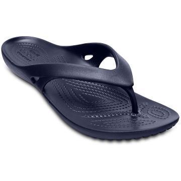 Crocs Kadee II Flip Women's Sandals Navy | Australia 0526YXFU